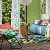 德國Esprit home 春天綠格紋地毯 ESP2834-03  200X300cm