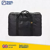 【 Travel Blue 藍旅 旅行配件 】 Foldable X-Large 旅行大容量摺疊手提袋 (48L) TB067-BK 黑色