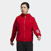 Adidas CNY MID JKT 女 長袖雙面連帽外套 新年限定 HC2803 S 紅色