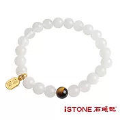 石頭記 品牌經典招財手鍊-8mm-多材質選 京白玉
