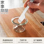 【家事問屋】日本製不鏽鋼瓶罐用長柄抹刀(角型設計 瓶內輕鬆挖取)