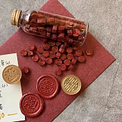 HAPPYMT火漆蠟粒大罐裝-經典紅金銀 紅