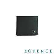 ZODENCE SEAL進口牛皮4卡零錢袋短夾 深綠