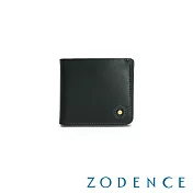 ZODENCE SEAL進口牛皮9卡短夾 深綠