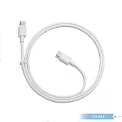 Google USB-C to USB-C 充電傳輸線 - 2m【平行輸入-密封袋裝】 白色
