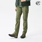 ADISI 女SORONA撥水耐磨輕抗風機能長褲AP2121021 (XS-XL) / 環保紗 防潑水 四面彈 耐磨 快乾 登山健行 S 林綠