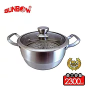 秦博士 304複合底蒸煮鍋20cm(2.3L) ST220ST