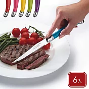 《Colourworks》繽紛牛排刀6件 | 西餐刀 餐刀 鐵板刀