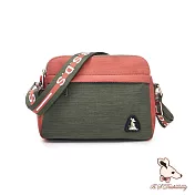 B.S.D.S冰山袋鼠 - 玩色主義 - 雙色多層收納貝殼包【9004-OG】 甜柚綠