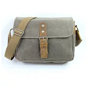 GoRetro wMB-C03 真皮油蠟郵差相機包 軍綠