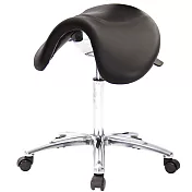 GXG 大馬鞍 工作椅 可前傾(寬鋁腳+防刮輪) TW-81T5 LU1X ※請備註規格