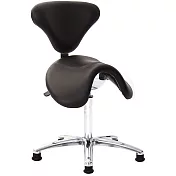 GXG 大馬鞍 工作椅加椅背/ 可前傾(寬鋁腳) TW-81T6 LU1 請備註規格