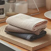 E.City_日式蜂巢紋多功能擦碗巾清潔抹布(3入) 隨機出貨