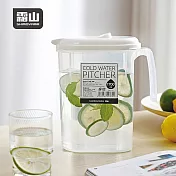 【日本霜山】單手按壓式PP耐熱冷水壺-1.7L