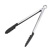 《Cuisipro》輕鬆夾餐夾 | 料理夾 分菜夾 食品夾 - 黑30.5cm