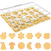 《tescoma》24格快速餅乾壓模板 | 餅乾模 餅乾壓模 烘焙點心 - 綜合