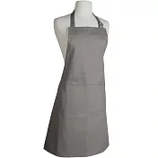 《NOW》平口單袋圍裙 | 廚房圍裙 料理圍裙 烘焙圍裙 - 灰
