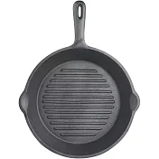 《KitchenCraft》鑄鐵煎烤盤(圓凸紋) | 平底鑄鐵烤盤 煎盤