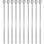 《EXCELSA》Xline燒烤串叉10入(10cm) | 燒烤串叉 烤肉用具 中秋節 露營烤肉 BBQ