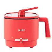 【ikiiki伊崎】雙電壓輕旅隨行鍋 電火鍋 _ 紅
