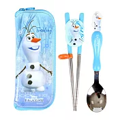 迪士尼冰雪奇緣 雪寶不鏽鋼餐具組 左右手共用款