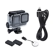 【LOTUS】GOPRO HERO9 HERO10 HERO11 HERO12  通用 邊充邊錄防水殼 副廠