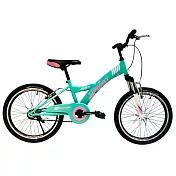 SPORTONE U4 LITE 20吋單速兒童避震童車 青少年第一台入門休閒山地車(入門平把運動登山車) 綠色