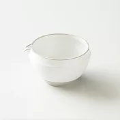 日本ORIGAMI 摺紙咖啡 片口抹茶碗 540mL 雲居（白）