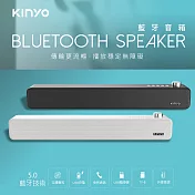 【KINYO】多功能藍牙音箱|藍牙喇叭(記憶卡/隨身碟) BTS-735 黑色