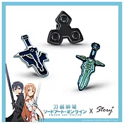 STORY故事銀飾-刀劍神域-精裝徽章組-A款桐人 銀色
