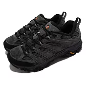 Merrell 戶外鞋 Moab 3 GTX 男鞋 灰 黑 Gore-Tex 避震 黃金大底 真皮 ML035799