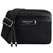 LONGCHAMP LE PLIAGE ENERGY系列再生尼龍相機斜背包(小) 黑