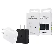 Samsung三星 原廠 新款EP-T2510 25W Type C超快充充電器 - 適用S25系列 (台灣公司貨)  白色