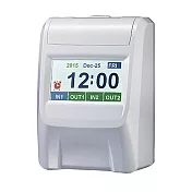 KOJI UBII+ 四欄位中文觸控打卡鐘 贈考勤卡100張+10人份卡匣