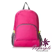 【iSPurple】差旅小幫手*摺疊防水背包/顏色可選 桃紅
