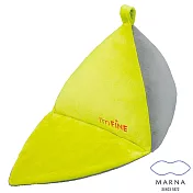 福利品【MARNA】床上懶骨頭三角靠墊 無 -黃色