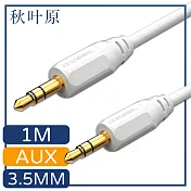 【日本秋葉原】3.5mm公對公AUX音源傳輸線 1M