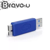 Bravo-u USB 3.0 A公對MicroB公 超高速轉接頭