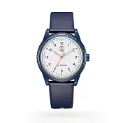 Q&Q SmileSolar 喀什米爾系列太陽能手錶-海軍藍Medium/35mm