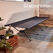 Monterra CVT2 COT 兩段式輕量折疊行軍床|黑色 (韓國品牌 戶外 露營 摺疊椅 折疊床 雙人椅) 黑色