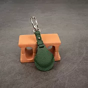 感應水滴型牛皮皮套  水滴型晶片大樓晶片鑰匙皮套-多色任選 知性綠