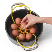 《Cuisipro》9格矽膠煮蛋料理架 | X - 黃