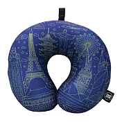 《DQ&CO》緩衝顆粒護頸枕 | 午睡枕 飛機枕 旅行枕 護頸枕 U型枕 - 世界藍圖