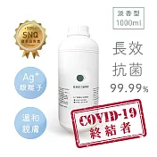 【Qlife 質森活】歐銀Ag+銀離子抗菌除臭萬用噴霧(1000ml 淡香型 補充瓶)