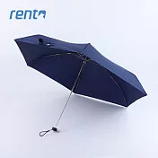 【rento】MINI不鏽鋼環保紗晴雨傘 紺青