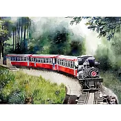 【玲廊滿藝】張偉鈺-阿里山蒸汽火車52x38cm