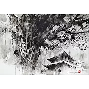 【玲廊滿藝】(阿力)余思瑩-林園-來青閣 27x39cm