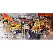 【玲廊滿藝】(阿力)余思瑩-市場-生活美味 56x25cm
