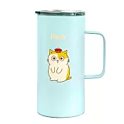 黃阿瑪的後宮生活 FUMEANCATS 480ml 極簡風保溫杯 不鏽鋼杯 保冷杯 滑蓋 阿瑪/SOCLES 阿瑪