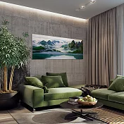 【御畫房】桂林山水 國家一級畫師手繪油畫60×120cm VF-31 (客製商品)